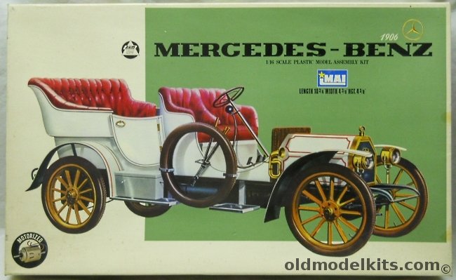 Imai 1/16 1906 Mercedes-Benz Motorized - (ex-Bandai / Mercedes Benz), 1-3407-998 plastic model kit